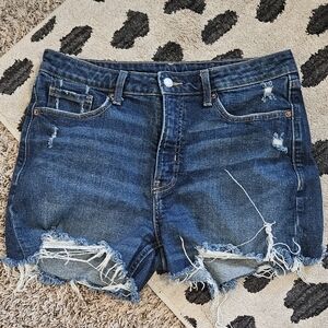 Old Navy O.G. Straight Distressed Denim Jean Shorts Size 12